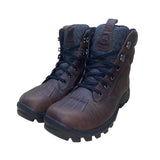 Timberland Mens Brown Leather Waterproof Insulated Lace-Up Boots Size 9.5
