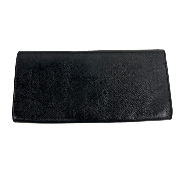 Lático Women's Black Leather Snap On Purse Sz S - EUC, inside zipper pocket