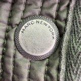 Marc New York Womens Green Hooded Quilted Jacket Lightweight Warm Size M