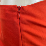 Lands End Mid Rise Slim Leg Red Capri Pants Size 12