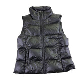Chaps Womens Black Puffer Vest Lightweight Quilted Sleeveless Size M
