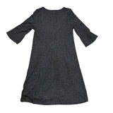 Dennis by Dennis Blanco  Women Black Lace Bell-Sleeve A-Line Dress Size 16