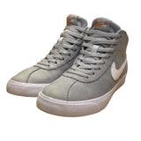 Nike SB Women’s Gray Leather High Top Lace-Up Skateboarding Sneakers Size 7