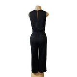 Sarin Mathews Women's Black Casual Loose Sleeveless Wide Leg Jumpsuit Sz S - NWT