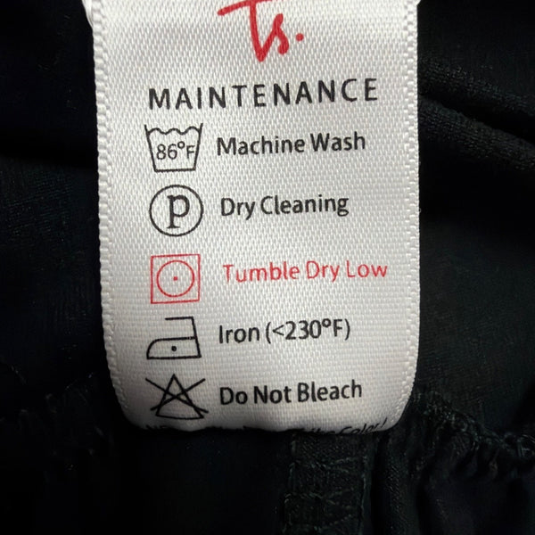 Tarse Womens Black Wide-Leg High-Waist Lounge Pants Size L