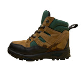 Lands End Men’s Brown & Green Suede Waterproof Lace-Up Ankle Hiking Boots Sz 8B