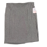 Philosophy Womens Black & White Knit Cardigan & Skirt Set Size 14