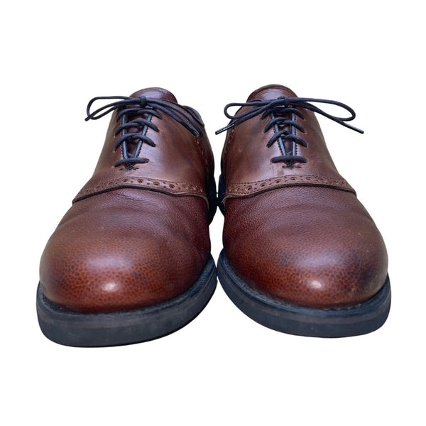 Dexter Men’s Brown Leather Lace-Up Brogue Oxford Dress Shoes Size 12 M