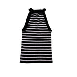 Zara Womens Black & White Striped Sleeveless Halter Tank Top Size S