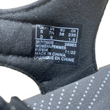 Clarks Women's Black Fabric Adhesive Strap Closure Bow Detail Sandals Size 7.5