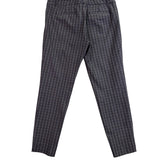 Banana Republic Womens Black Gray Dress Pants Windowpane Print Size 10