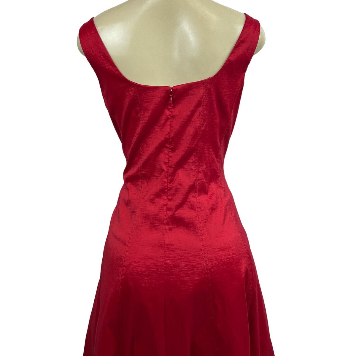 Nicole Hiller New York Women's Red High-low D Snack Dress Sz 10 (EU 44) - NWT