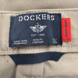 Dockers Mens Beige Straight-Leg Pants Stretch Casual Wear Durable  Size 34