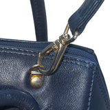 Museo Nacional Del Prado Women’s Black Leather Tote  Bag With Dual Handles