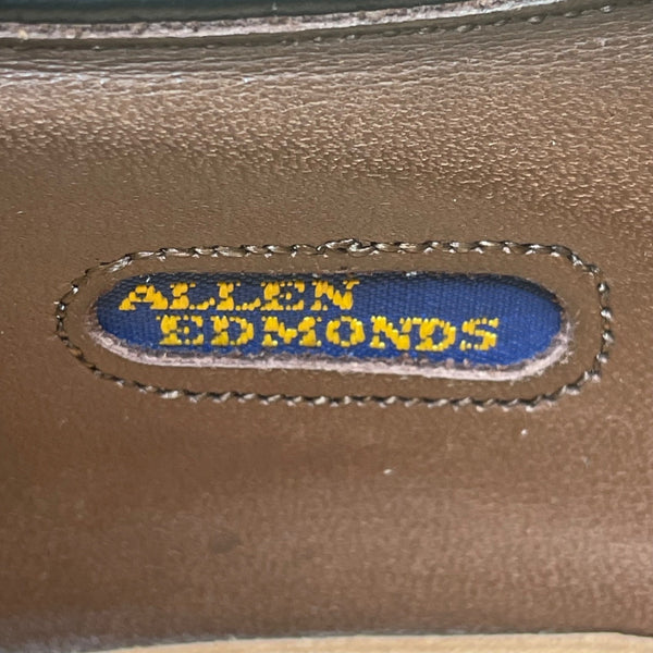 Allen Edmonds Men’s Brown Burgundy Leather Wingtip Oxford Dress Shoes Size 11B
