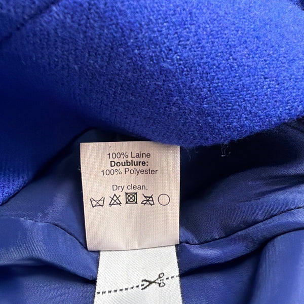 J. Crew Womens Blue Wool Pencil Skirt Fully Lined Slim Fit Business Casual Sz 2
