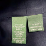 Lauren Ralph Lauren Womens Navy & Beige Houndstooth Linen Blazer Jacket Size 6P