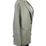 Zara Women’s Notched Lapel Grey Blazer Sz M-L Office Attire
