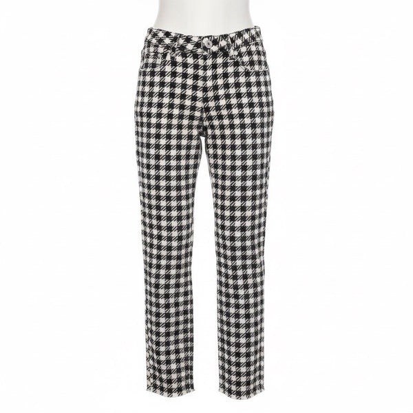 BDG Womens Black & White Houndstooth Pattern Pants Urban Outfitters Size 24