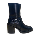 Harley-Davidson Women’s Black Leather Heeled Zelta Harness Boots Size 8.5M