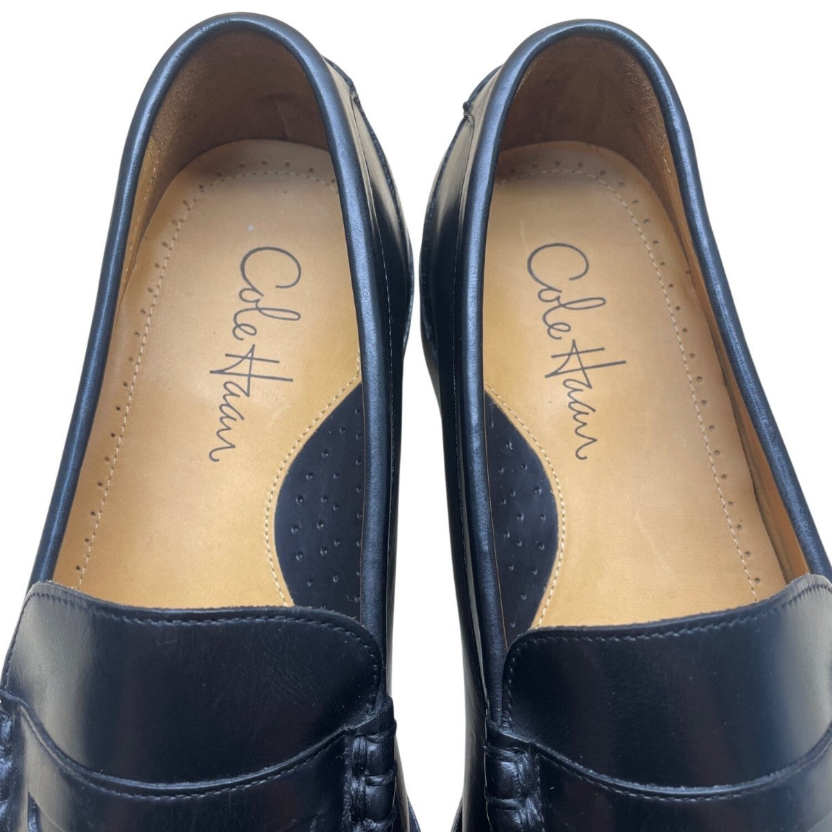 Cole Haan Men’s Black Leather Penny Classic Slip-On Loafers Shoes Size 10.5M