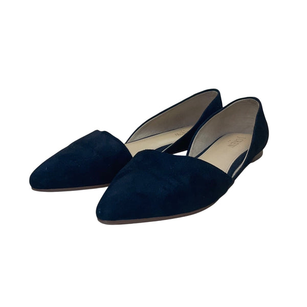 J. Crew Women’s Black Suede D’Orsay Pointed Toe Flats Size 7