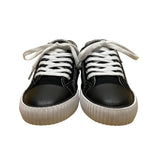 Levis Women’s Black Canvas Lace-Up Flat Skateboard Sneakers Size 6.5