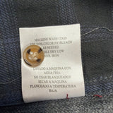 Eight Bells Mens Navy Blue Cotton Plaid Button-Up Long Sleeve Shirt Size L