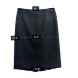 J.Crew Womens Black Wool Pencil Skirt Career Wear Timeless Style Size 2