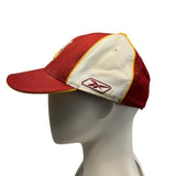 Reebok Team Apparel Men's NFL Red Baseball Cap Hat  Sz 7