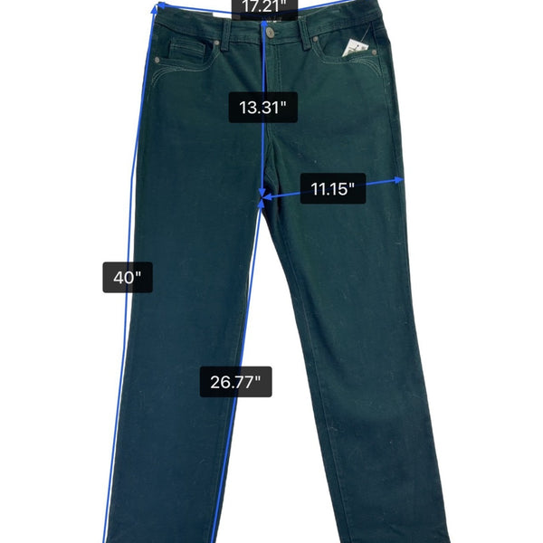 Style & Co Womens Gree Classic Fit Straight Leg Jeans Size 14