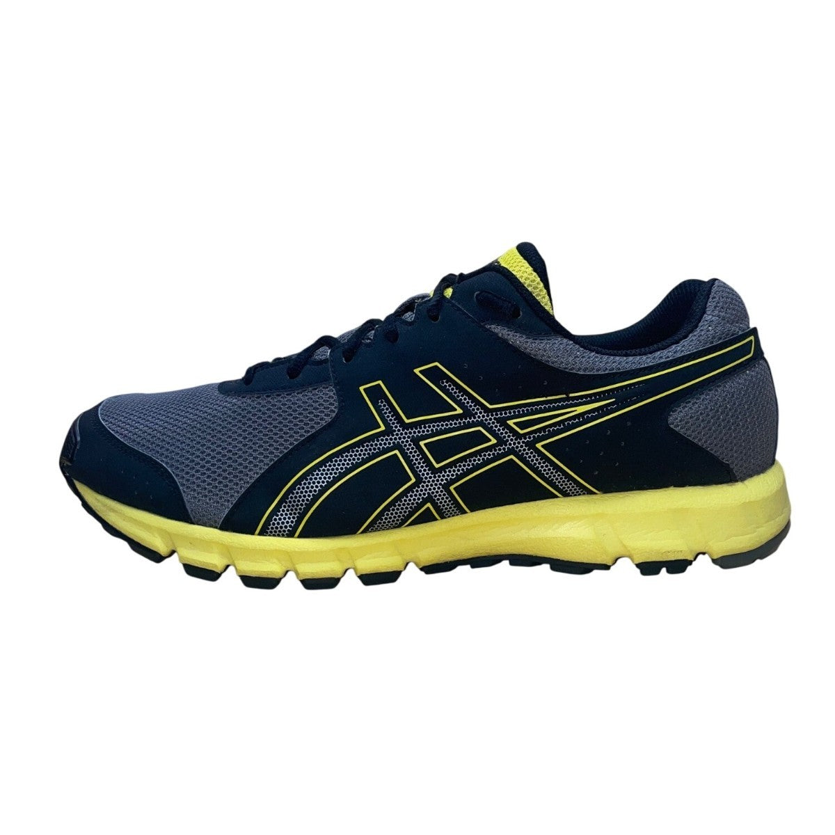 Asics Men's Gray & Yellow Mesh Gel-Matchplay 33 Non-Cleat Golf Shoes Size 12