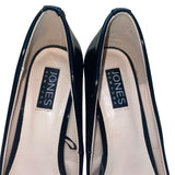 Jones New York Women’s Black Patent Low Block Heel Audley Pumps Size 8.5M