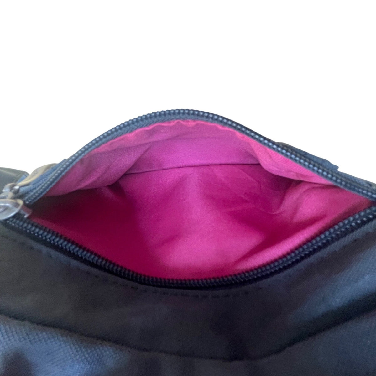 Baggallini Women’s Black Nylon Adjustable Strap Multi-Compartment Crossbody Bag