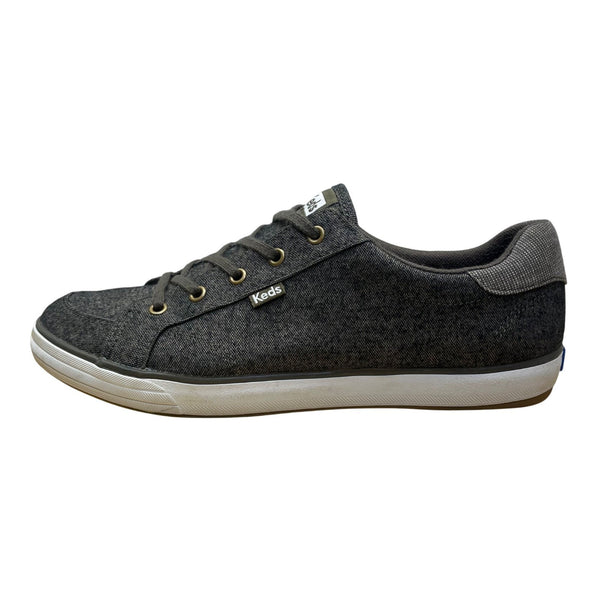 Keds Women’s Gray Canvas Everyday Wear Lace Up Casual Sneakers Size 8.5