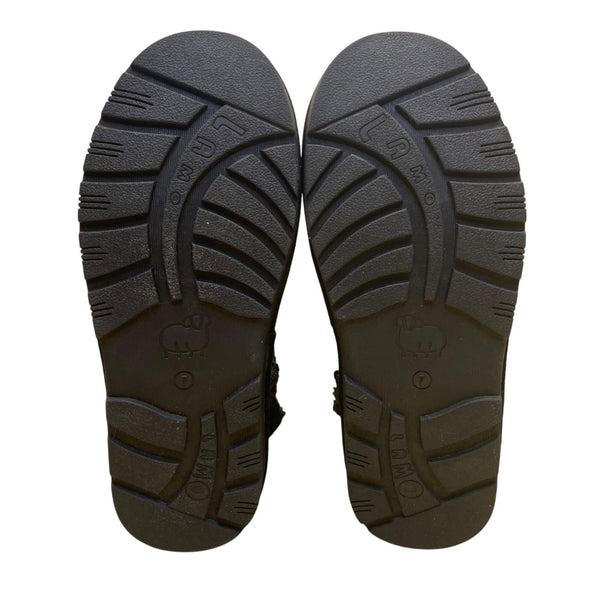 Lamo Women’s Black Suede Fleece-Lined Warm Winter Snow Boots Size 7