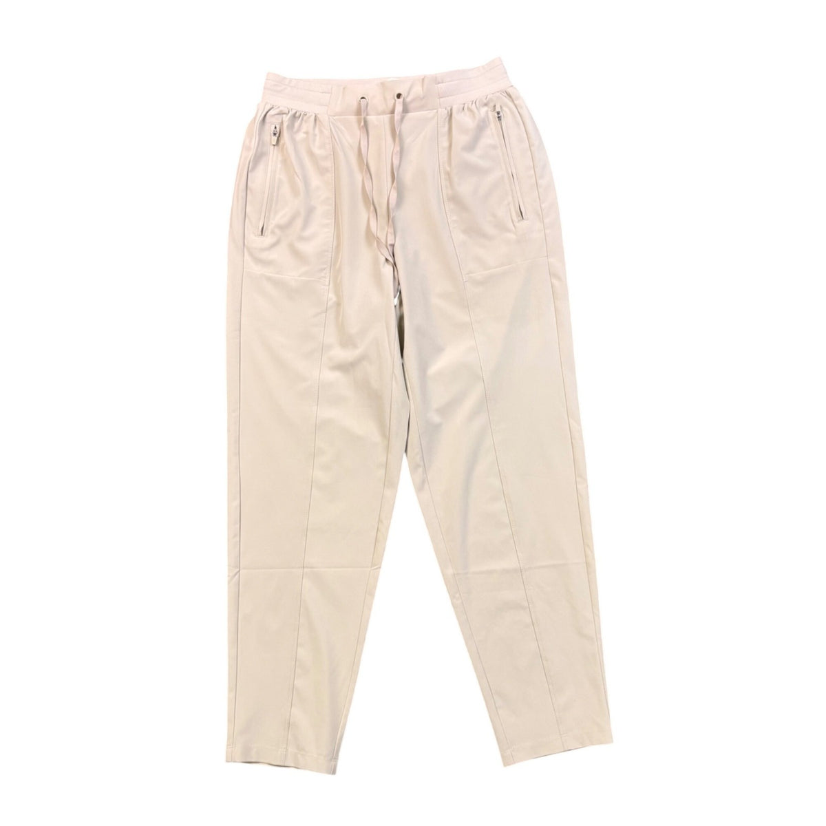 Lou & Grey Womens Ivory Polyester Blend Elastic Waist Jogger Pants Size XS