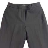 White House Black Market Women Black Cotton/Polyester Slim Trousers Pants Size 6