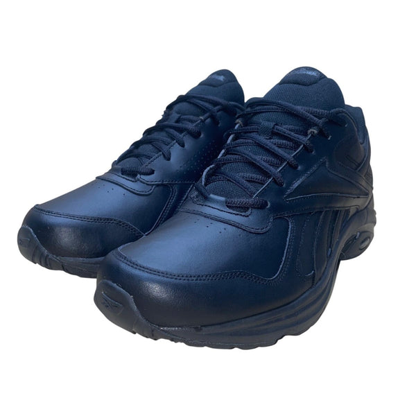 Reebok Men’s Black Leather Dmx Max Walking Athletic Shoes Size 11.5