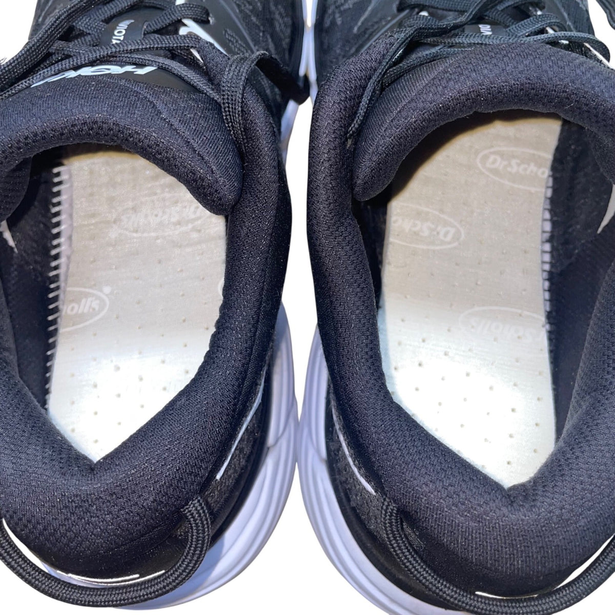 Hoka Women’s Black Mesh & White Sole Stability Gaviota 4 Running Shoes Size 9 US
