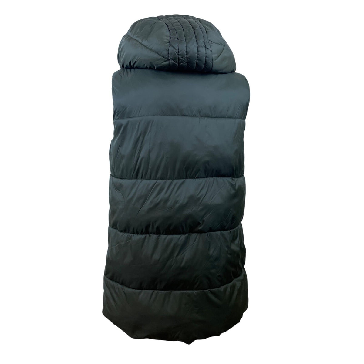 Zara Trafaluc Womens Green Puffer Hooded Vest Lightweight Quilted Outdoor Size M