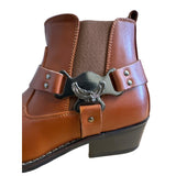 Alberto Fellini Women's Brown Ankle Zip Up Boots Sz 7 - NWOB