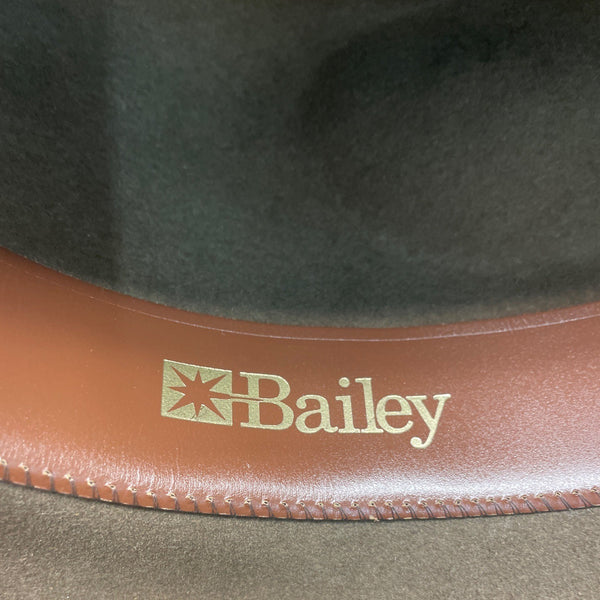 Bailey Wide Brim Wool Fedora Hat With Leather Band Classic Style Size M