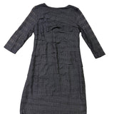 Chicos Womens Black Lace Dress Lined Elegant 3/4 Sleeve Size 2