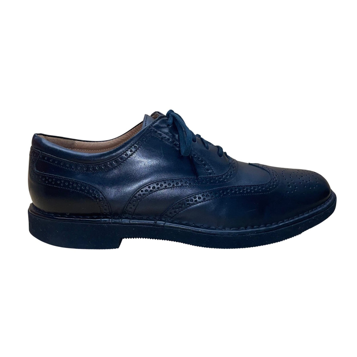 Rockport Men’s Black Leather Wingtip Oxford Dress Shoes Size 8.5M