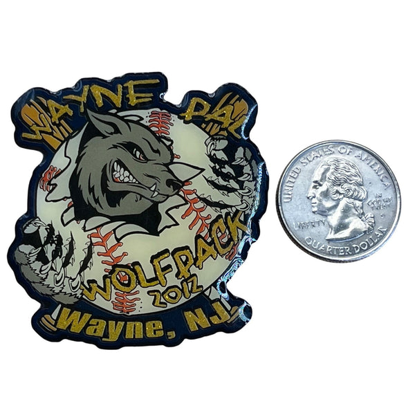 Wayne PAL Wolfpack 2012 Team Trading Pin With Double Rubber Clutch Back