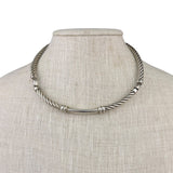 David Yurman Womens  Sterling Silver 925 Twisted Cable Chain Necklace