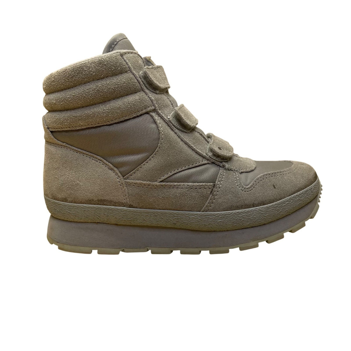 Thinsulate Women’s Gray Suede & Fabric Insulated Winter High Top Boots Size 8M