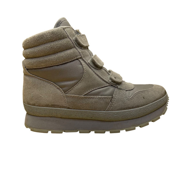 Thinsulate Women’s Gray Suede & Fabric Insulated Winter High Top Boots Size 8M