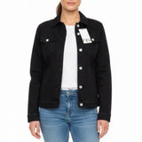 Zara Women’s Black Jean Jacket  Stylish Casual Outerwear Size S- New